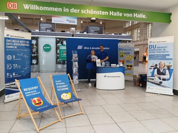 Infostand Halle Hbf 05082025