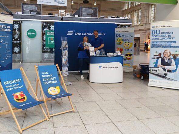 Infostand Halle Hbf 05082025