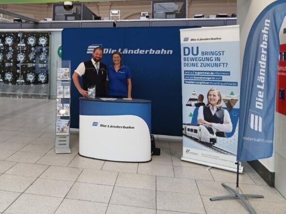 Infostand in Halle