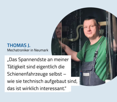 Laenderbahn mitarbeiter werkstatt zugsammen Thomas J 1080 THOMAS J.